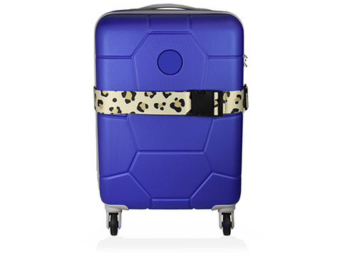 Suitcase belt Leopard print