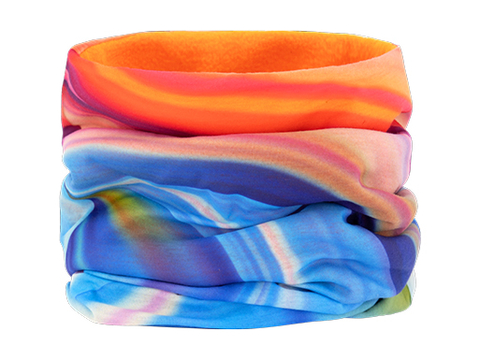 Polyester with fleece border